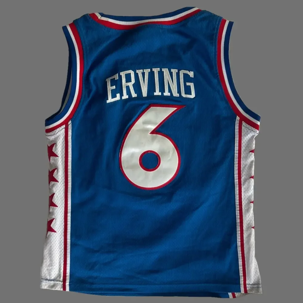 Julias “Dr. J” Erving Philadelphia 76ers NBA Hardwood Classic Basketball Jersey